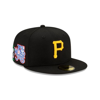 Pittsburgh Pirates Gorra | New Era MLB State Flower 59fifty Fitted Cap Mexico - Negros